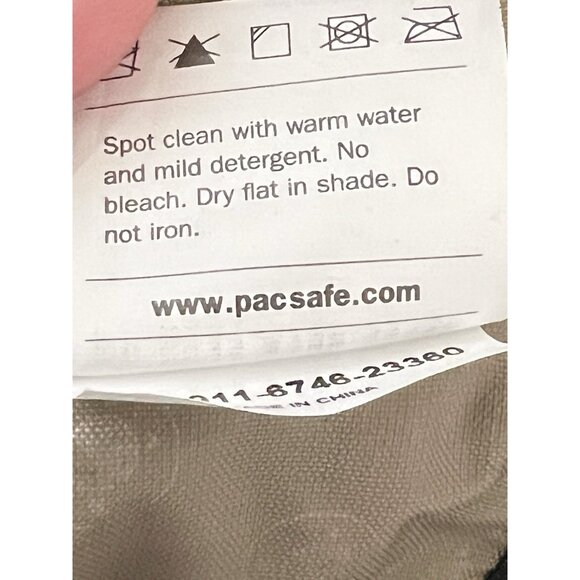 Pacsafe cross body bag Anti theft Blacl - Picture 14 of 15